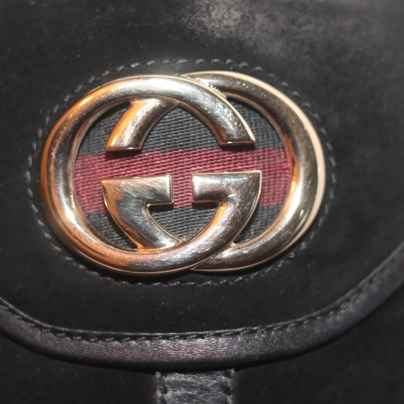 Gucci Mid Length Knee-High Boots with Stripe - Picture 3 of 8